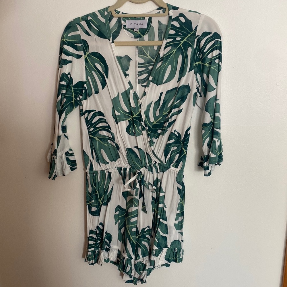 Piyama Palm Leaf Romper
